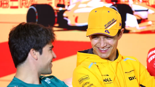 Lance Stroll y Lando Norris Lance Stroll y Lando Norris