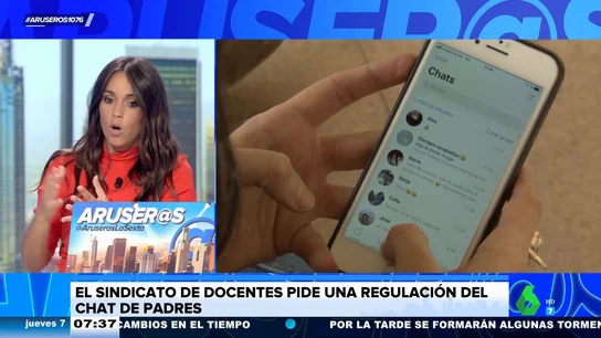 Patricia Benítez da la solución para regular los grupos de Whatsapp de padres tras la vuelta al cole Patricia Benítez da la solución para regular los grupos de Whatsapp de padres tras la vuelta al cole