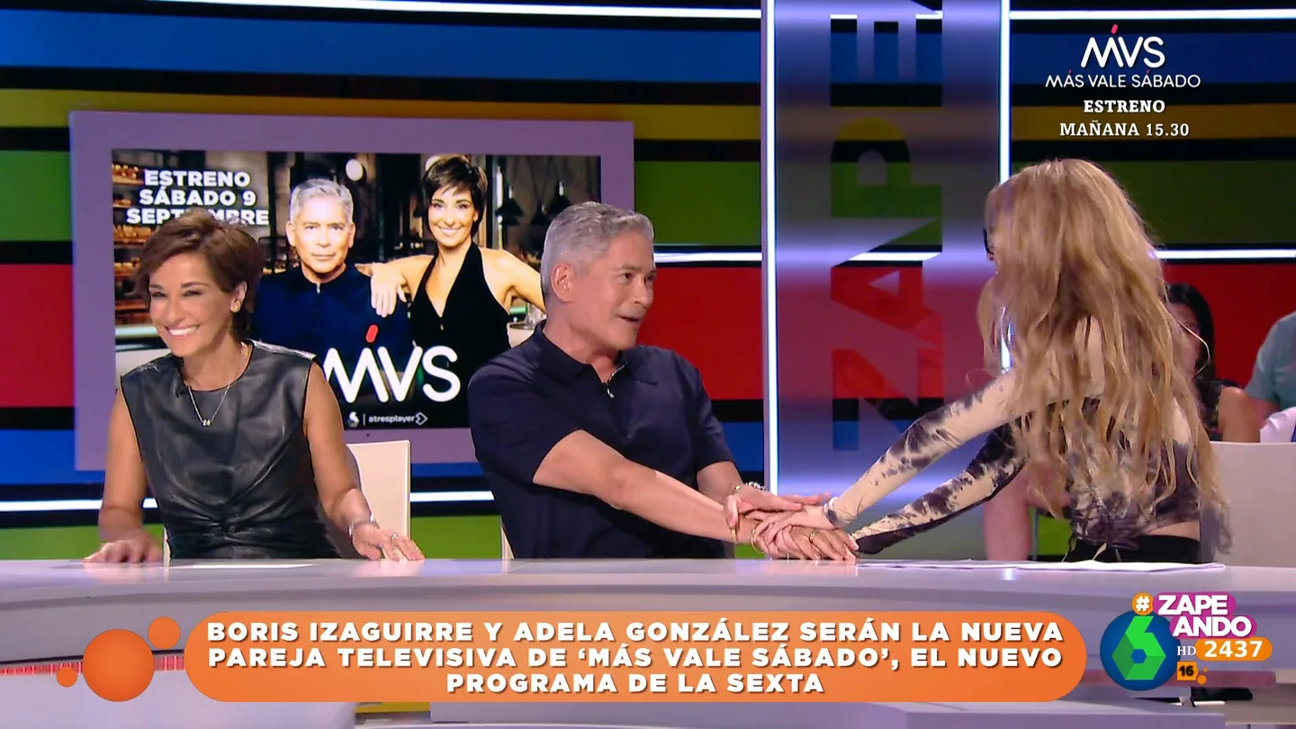 La cómica reacción de Gakian al ver a Boris Izaguirre en Zapeando: La cómica reacción de Gakian al ver a Boris Izaguirre en Zapeando: