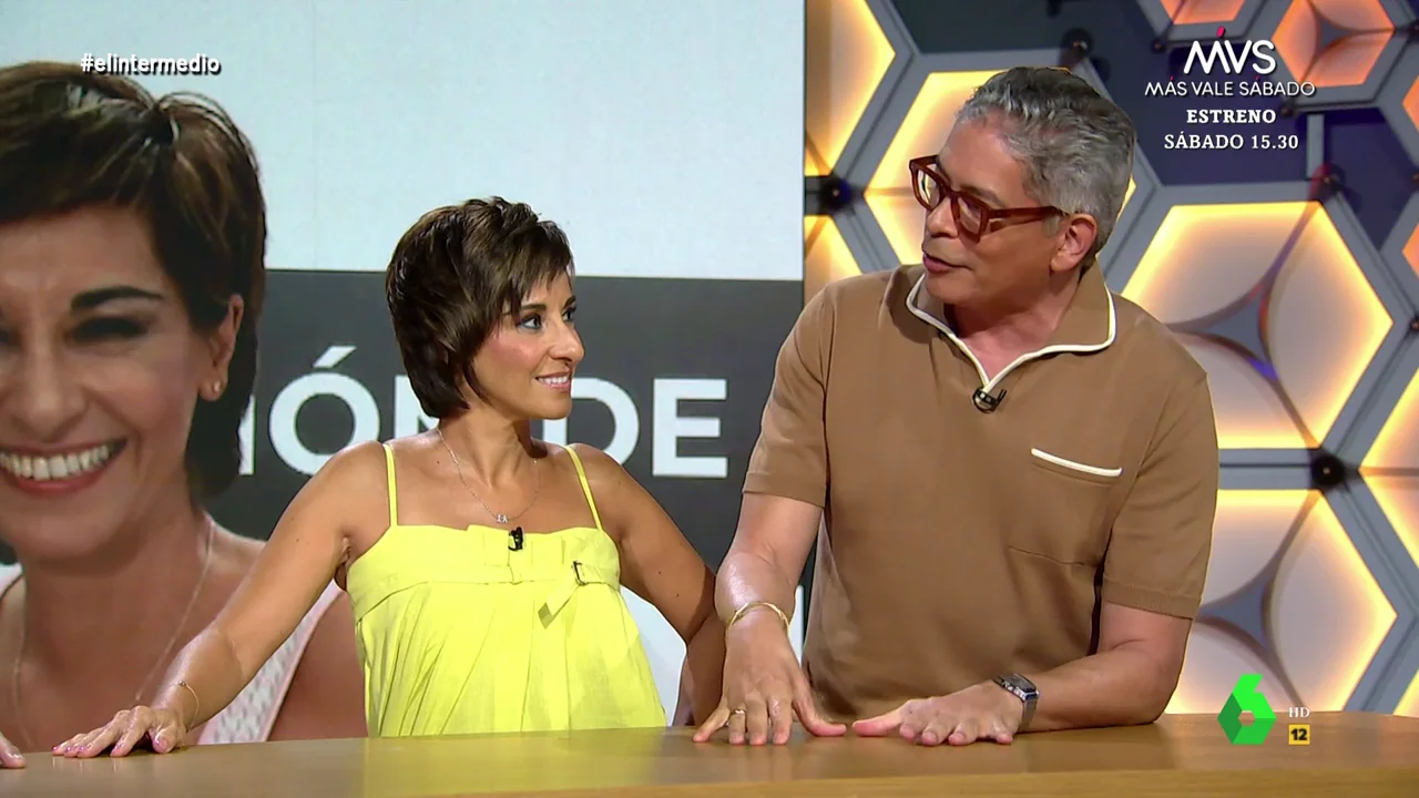 Adela González y Boris Izaguirre explican qué es el "chochoneo", el ejemplo de su conexión en Más Vale Sábado