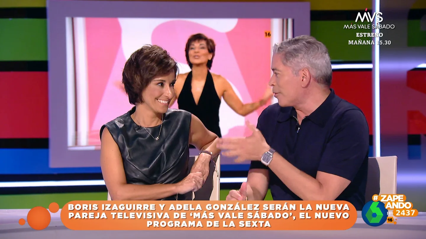 "¿Quién es el poli bueno y quien es el poli malo?": María Gómez pone contra las cuerdas a Adela González y Boris Izaguirre "¿Quién es el poli bueno y quien es el poli malo?": María Gómez pone contra las cuerdas a Adela González y Boris Izaguirre