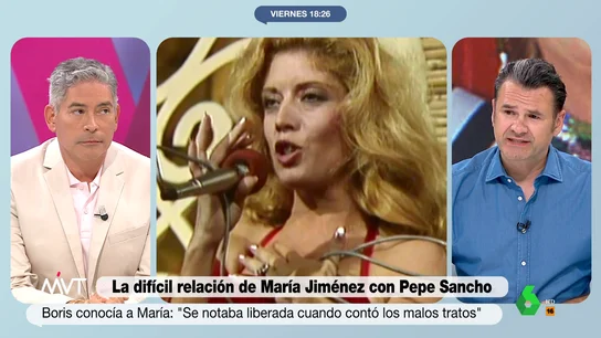 Boris Izaguirre recuerda el día en el que María Jiménez contó públicamente que sufría violencia machista: "Estaba tensísima" Boris Izaguirre recuerda el día en el que María Jiménez contó públicamente que sufría violencia machista: "Estaba tensísima"