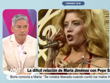 Boris Izaguirre recuerda el día en el que María Jiménez contó públicamente que sufría violencia machista: &quot;Estaba tensísima&quot;