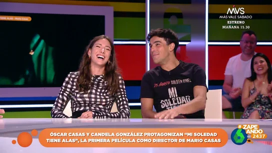 Oscar Casas y Candela González hablan de lo estricto que es Mario Casas como director Oscar Casas y Candela González hablan de lo estricto que es Mario Casas como director