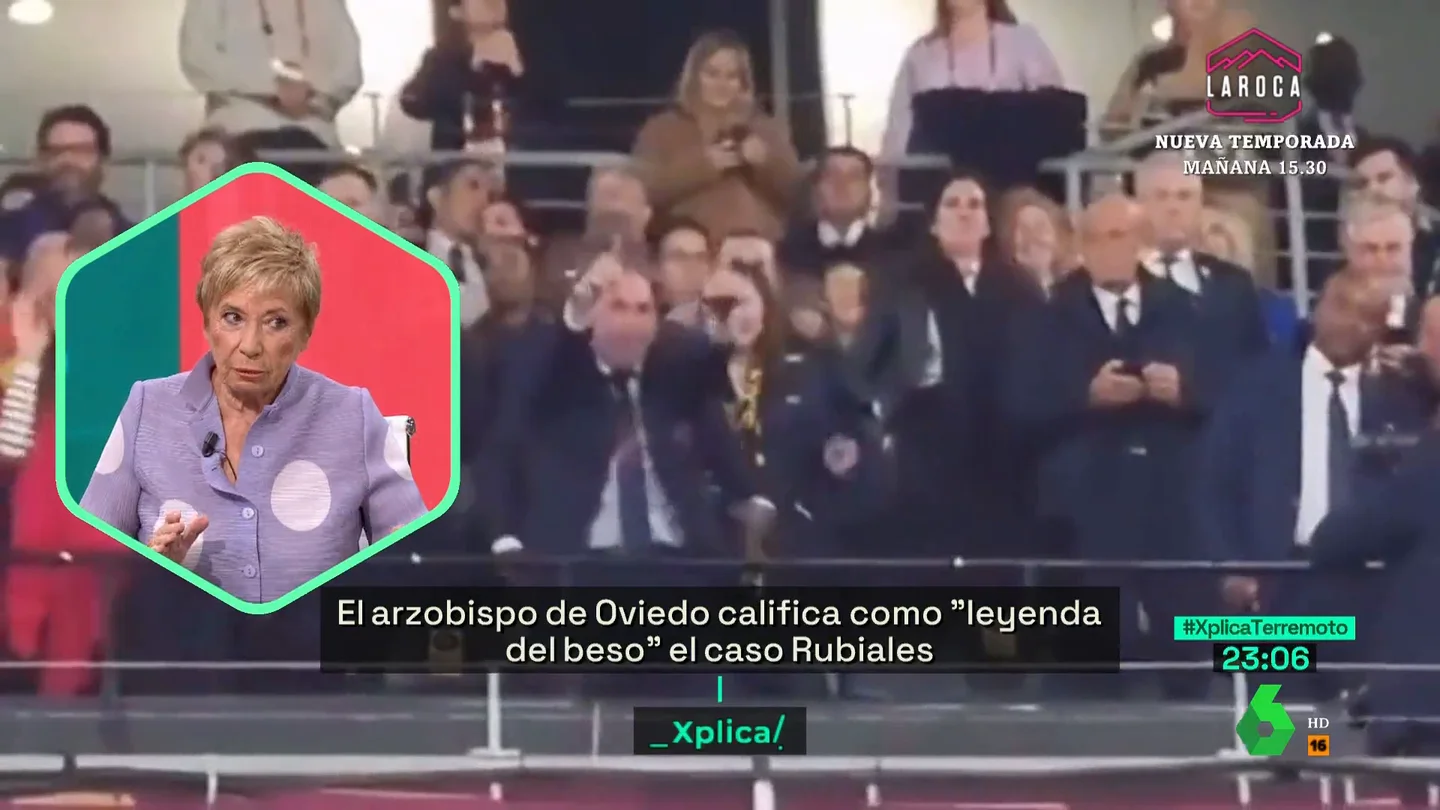 Celia Villalobos, en laSexta Xplica XPLICA - Celia Villalobos carga duramente contra Rubiales: "Debe ser que le picaban sus partes"