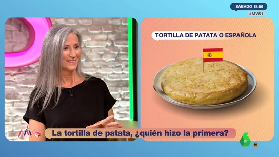 Carmen Tía Alia, experta en gastronomía. Tortilla de patata