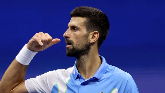 Novak Djokovic, en el US Open Novak Djokovic, en el US Open