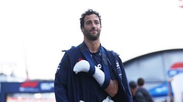 Ricciardo, con la mano lesionada
