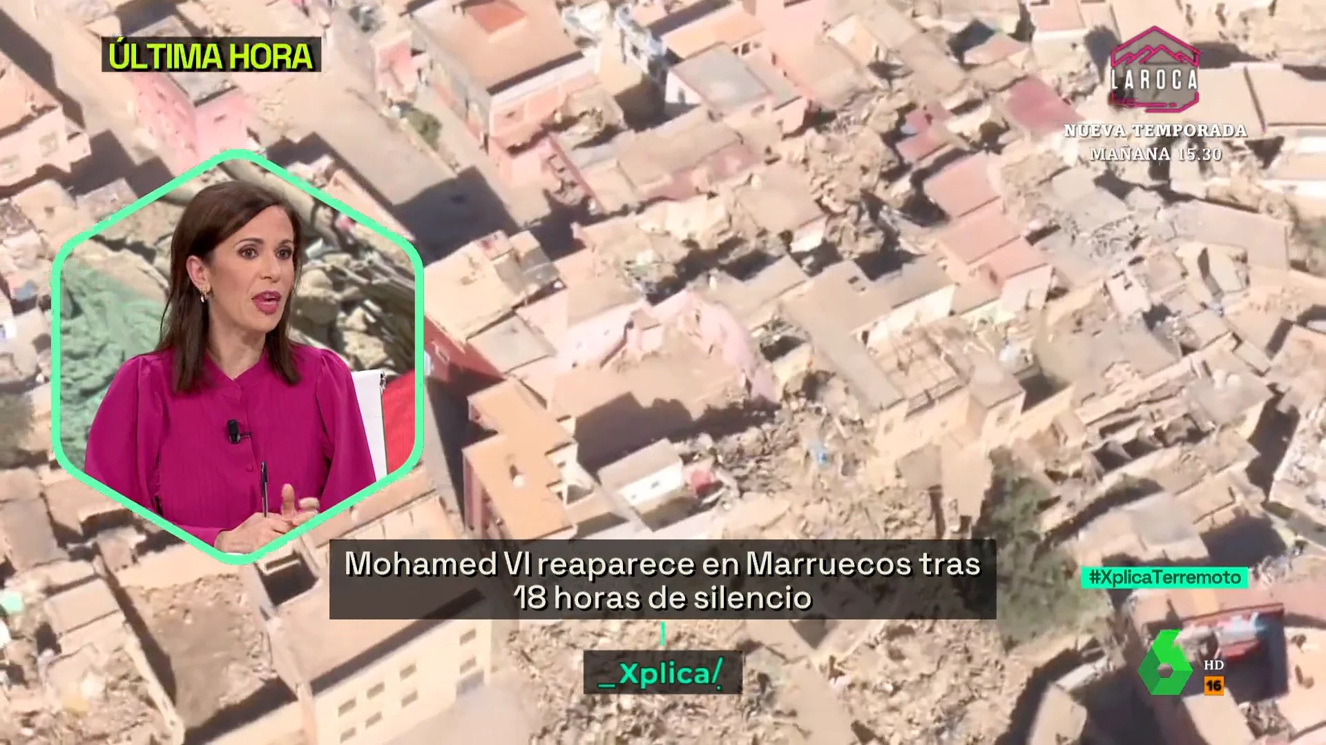 XPLICA - Ángeles Caballero critica la actitud de Moahmed VI tras el terremoto: "Parece que su estado vital es el de las vacaciones"