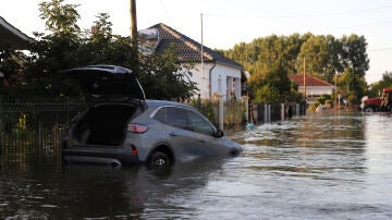 Imagen de los destrozos provocados por las inundaciones en Grecia