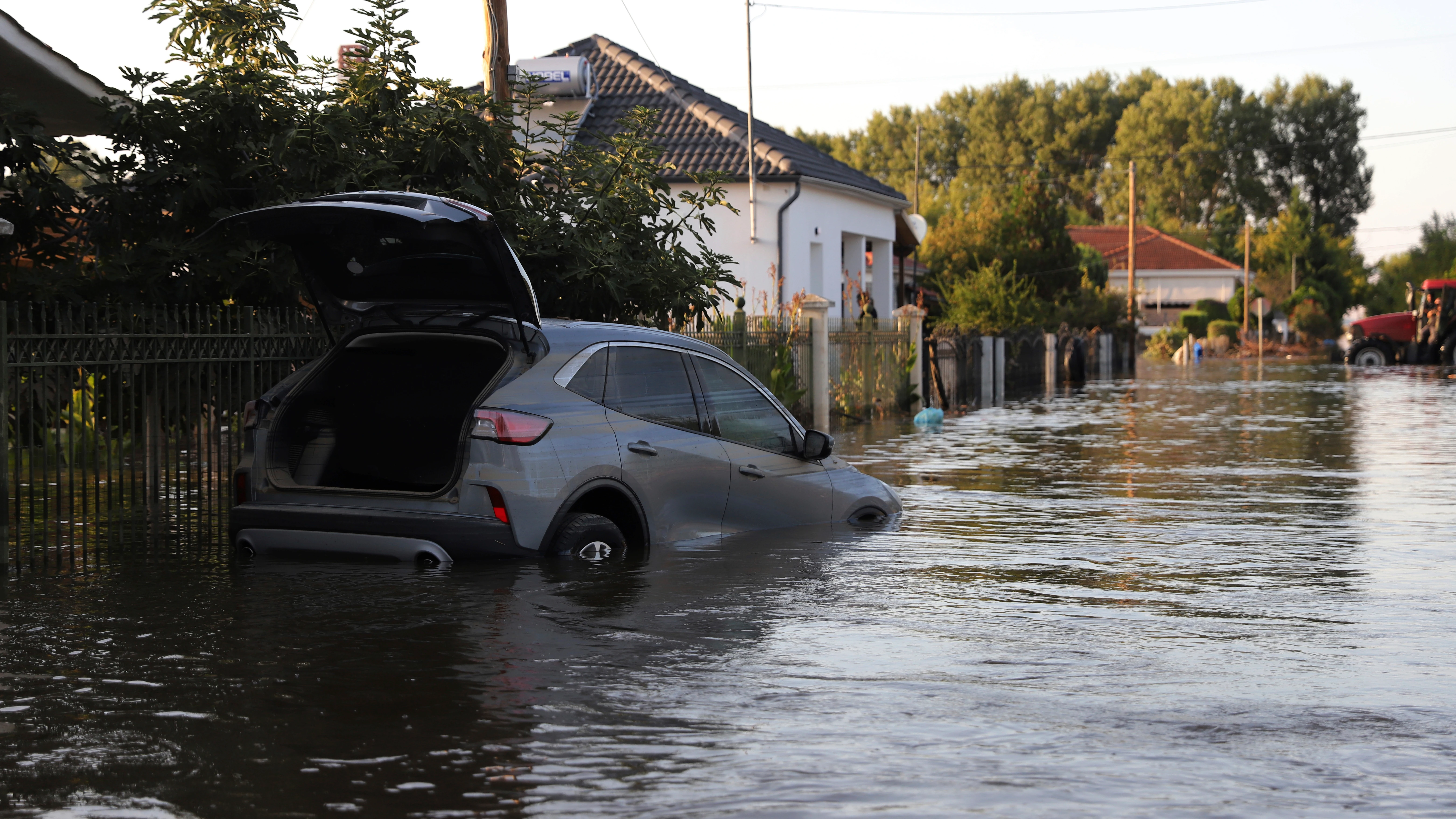 Imagen de los destrozos provocados por las inundaciones en Grecia