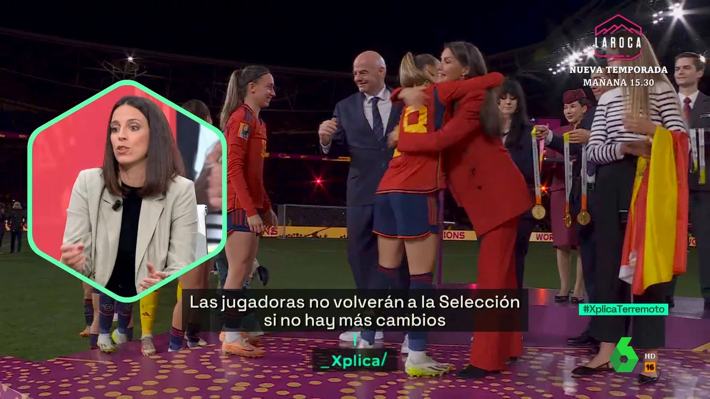 XPLICA: Andrea Peláez: "No es solo Rubiales o Vilda, lo que quieren las jugadoras es una estructura que las respete" XPLICA: Andrea Peláez: "No es solo Rubiales o Vilda, lo que quieren las jugadoras es una estructura que las respete"