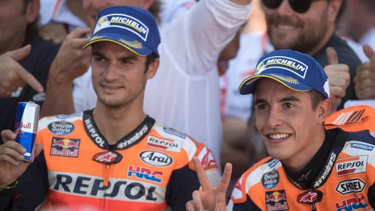 Pedrosa y Márquez, en una foto de archivo Pedrosa y Márquez, en una foto de archivo
