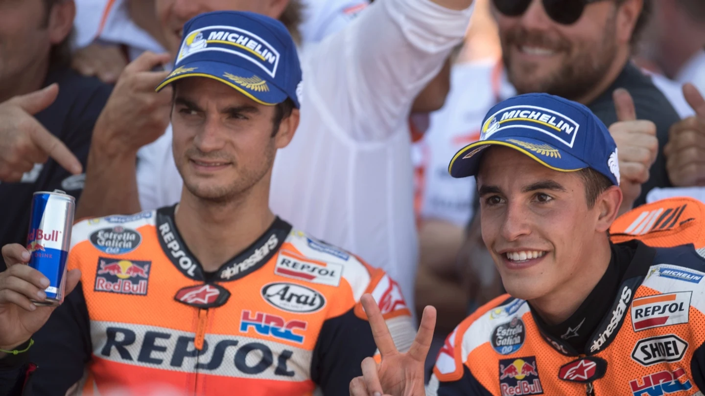 Pedrosa y Márquez, en una foto de archivo Pedrosa y Márquez, en una foto de archivo