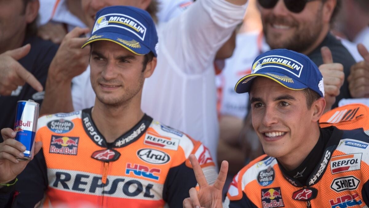 Pedrosa compara el 'bajón' de Márquez con Rossi: 