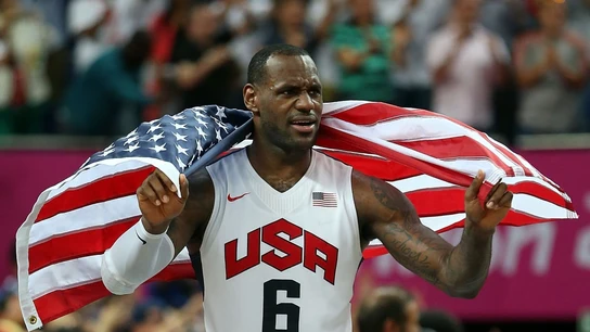 LeBron James, en Londres 2012 LeBron James, en Londres 2012