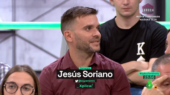 Jesús Soriano, camarero detrás del perfil de @soycamarero. YO SOY CAMARERO