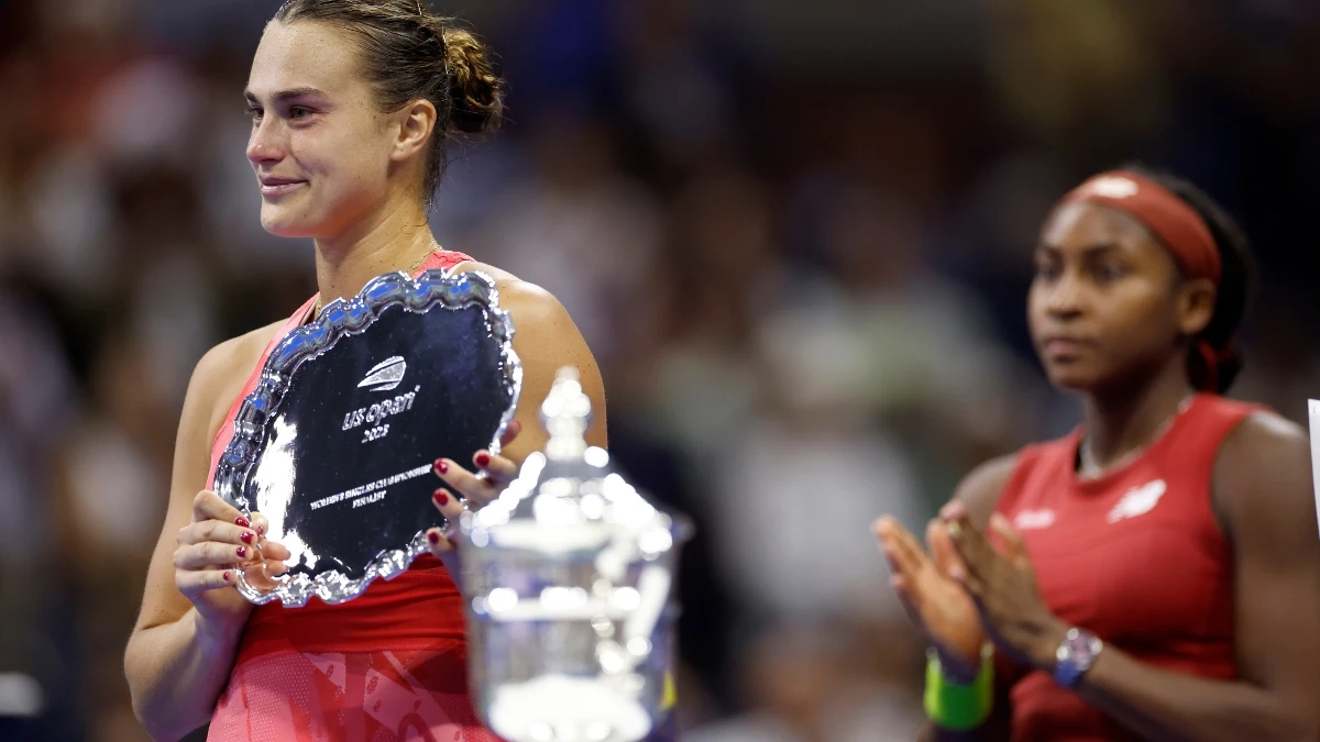 Sabalenka, con Coco Gauff