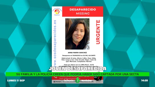 joven desaparecida joven desaparecida
