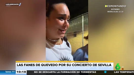 "¿Esto qué mierda es, Quevedo?": el enfado viral de dos jóvenes tras el concierto en Sevilla "¿Esto qué mierda es, Quevedo?": el enfado viral de dos jóvenes tras el concierto en Sevilla