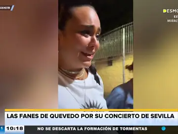 &quot;¿Esto qué mierda es, Quevedo?&quot;: el enfado viral de dos jóvenes tras el concierto en Sevilla
