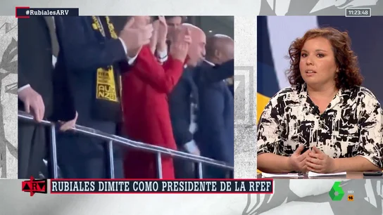 Mamen Hidalgo define a Rubiales como un "narcisista" y asegura que "no tenía muchas más salidas" que dimitir Mamen Hidalgo define a Rubiales como un "narcisista" y asegura que "no tenía muchas más salidas" que dimitir