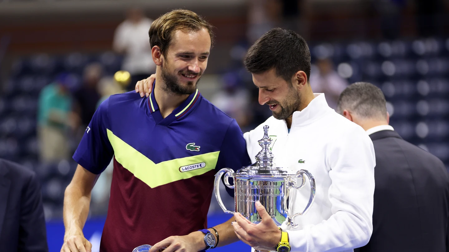 Medvedev y Djokovic Medvedev y Djokovic