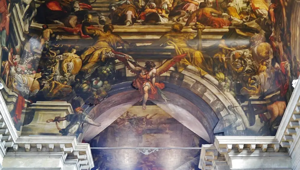 Interior de la Iglesia de San Pantaleón de Venecia