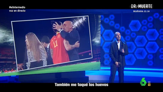 La canción machista de 'Luis Rubiales' sobre Jenni Hermoso: "Yo la vida me jodí, por dar un beso a 'la flaca'" La canción machista de 'Luis Rubiales' sobre Jenni Hermoso: "Yo la vida me jodí, por dar un beso a 'la flaca'"