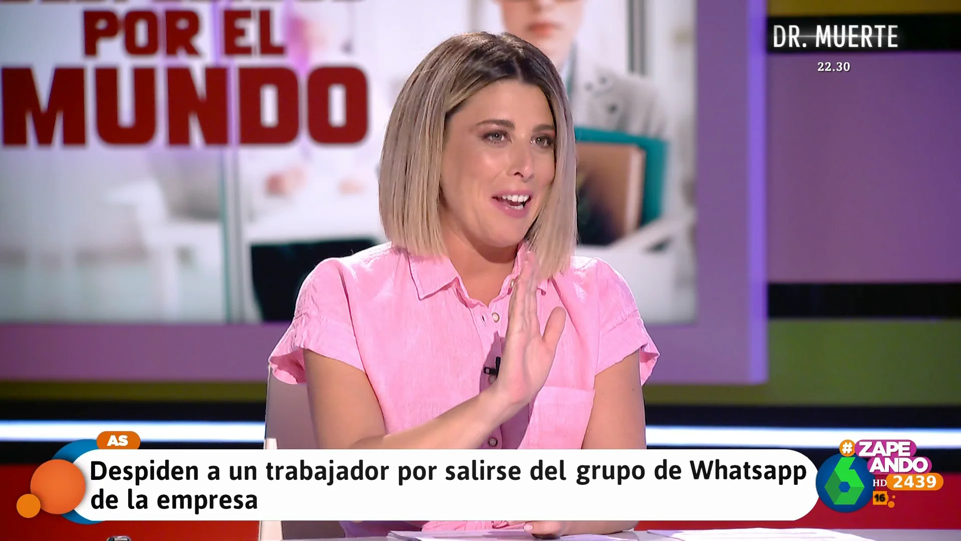 "Se veía el ecuador y el trópico de Capricornio": la confusión de Valeria Ros en el grupo de Whatsapp de Zapeando