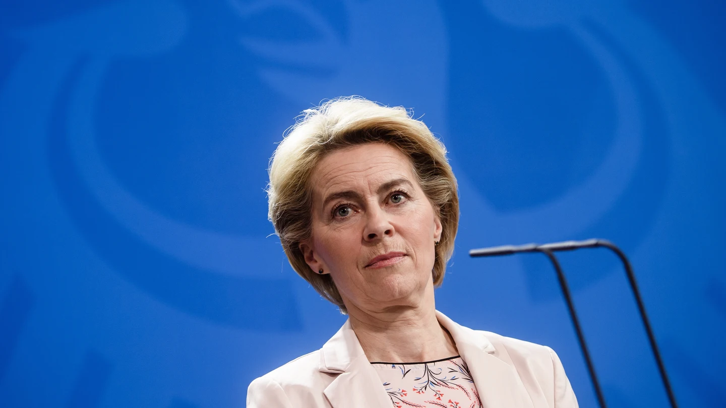 Imagen de archivo de la presidenta de la Comisión Europea (CE), Ursula Von der Leyen. Imagen de archivo de la presidenta de la Comisión Europea (CE), Ursula Von der Leyen.