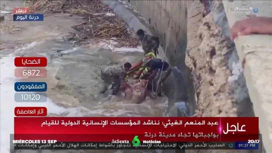 Los muertos en Libia podrían llegar a 20.000: las terribles imágenes del mar arrojando cadáveres a la costa Los muertos en Libia podrían llegar a 20.000: las terribles imágenes del mar arrojando cadáveres a la costa