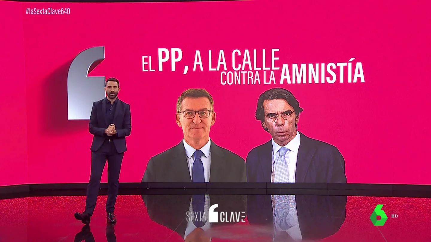 Aznar llama a la movilización contra la amnistía: así han sido todas las veces que ha marcado el camino al PP Aznar llama a la movilización contra la amnistía: así han sido todas las veces que ha marcado el camino al PP