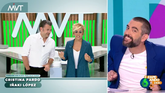 Cristina Pardo, a Dani Mateo tras presumir de tener como invitado a Carlos Vives: "En este programa, las estrellas somos nosotros" Cristina Pardo, a Dani Mateo tras presumir de tener como invitado a Carlos Vives: "En este programa, las estrellas somos nosotros"