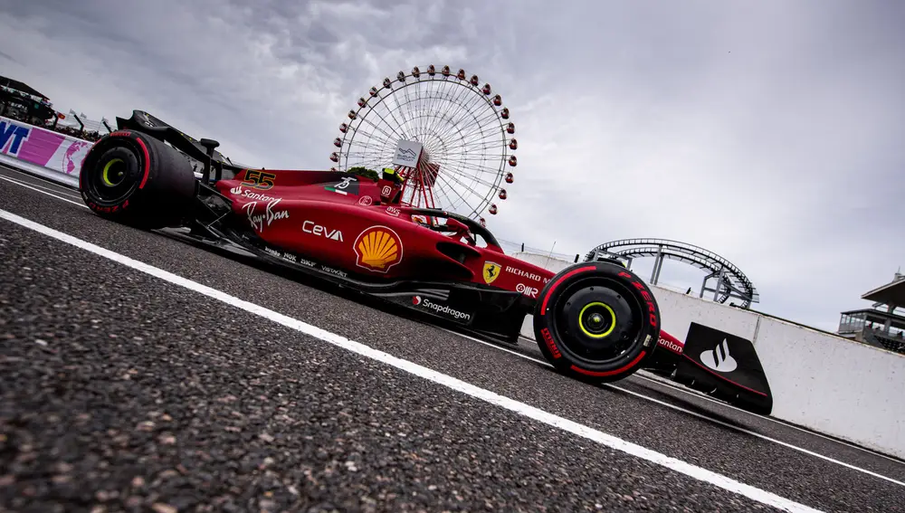 Carlos Sainz en el GP de Japón 2022