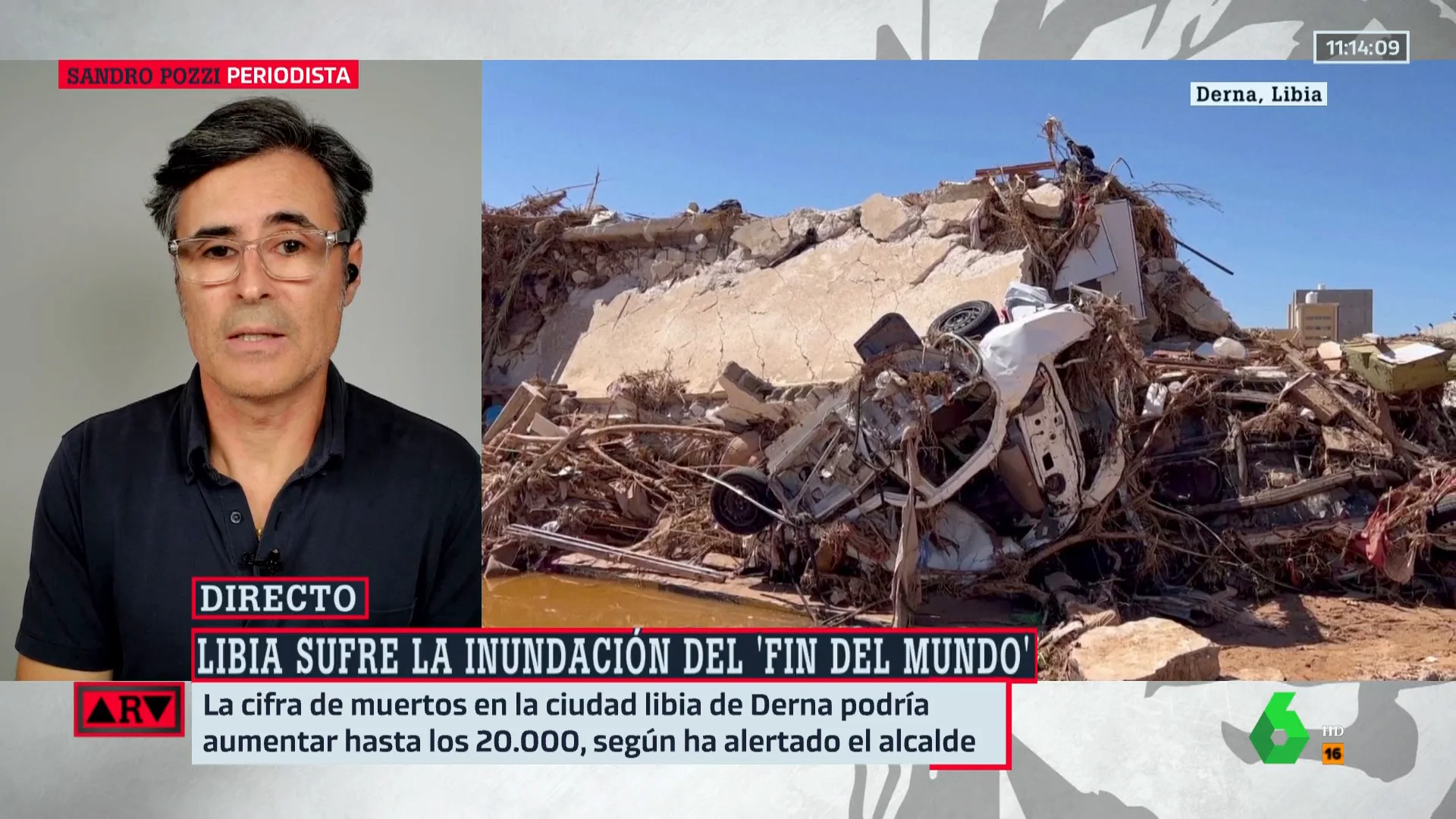 Sandro Pozzi asegura que el ciclón Daniel ha "evaporado una década de progresos" en Derna