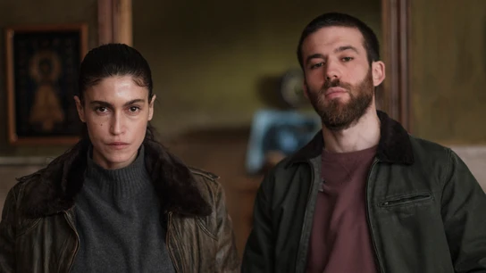 La inspectora Elena Blanco y su compañero Zárate en una escena de 'La Red Púrpura'. La inspectora Elena Blanco y su compañero Zárate en una escena de 'La Red Púrpura'.