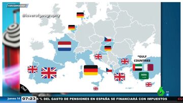 El mapa que muestra de qué nacionalidad son los turistas menos queridos de cada país de Europa