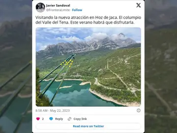 Columpio gigante de Hoz de Jaca (Huesca) Columpio gigante de Hoz de Jaca (Huesca)