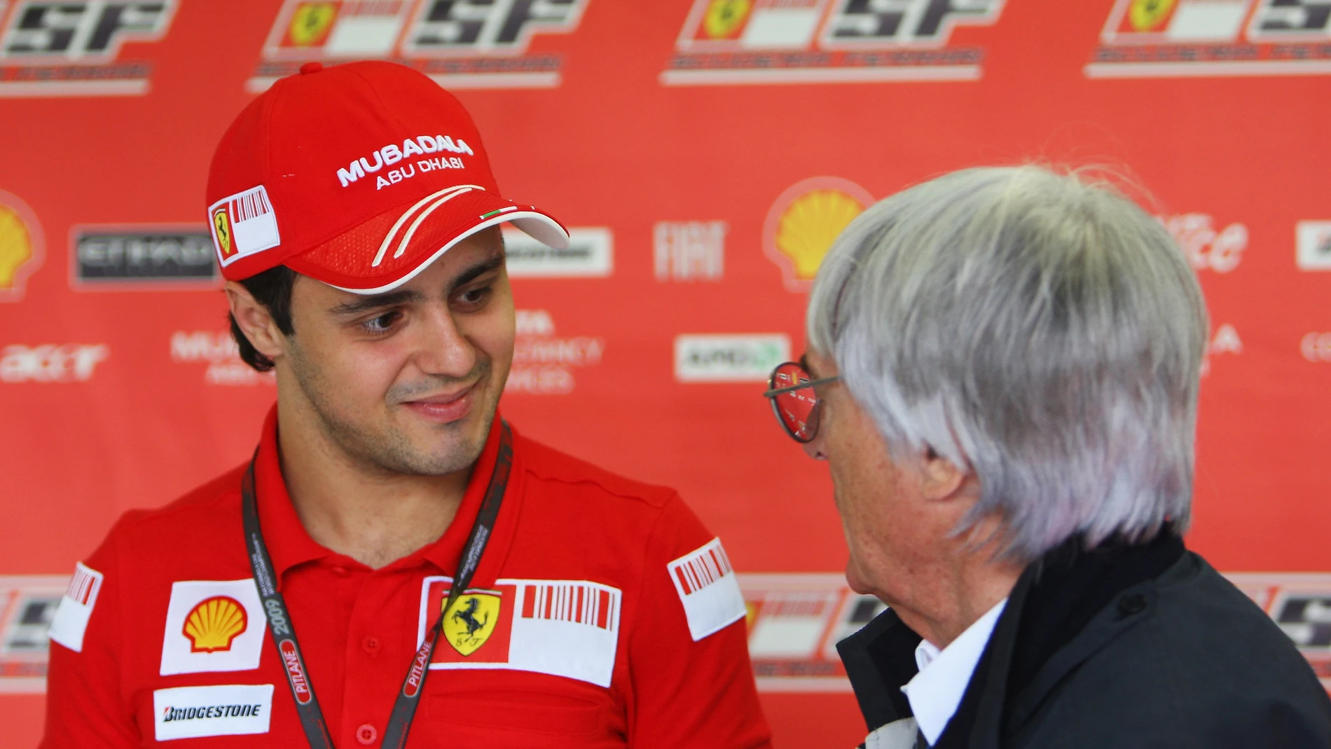 Felipe Massa y Bernie Ecclestone