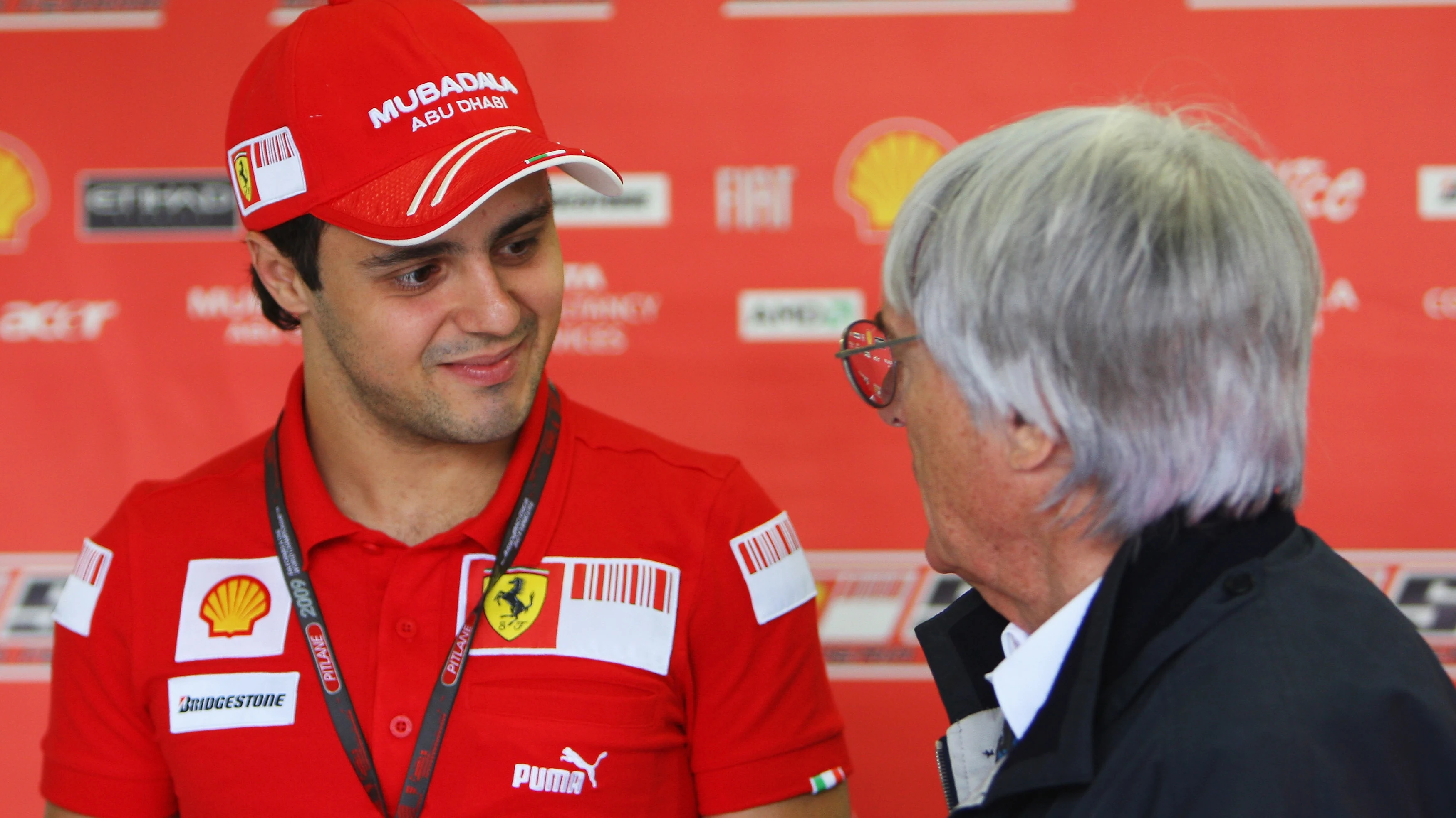 Felipe Massa y Bernie Ecclestone