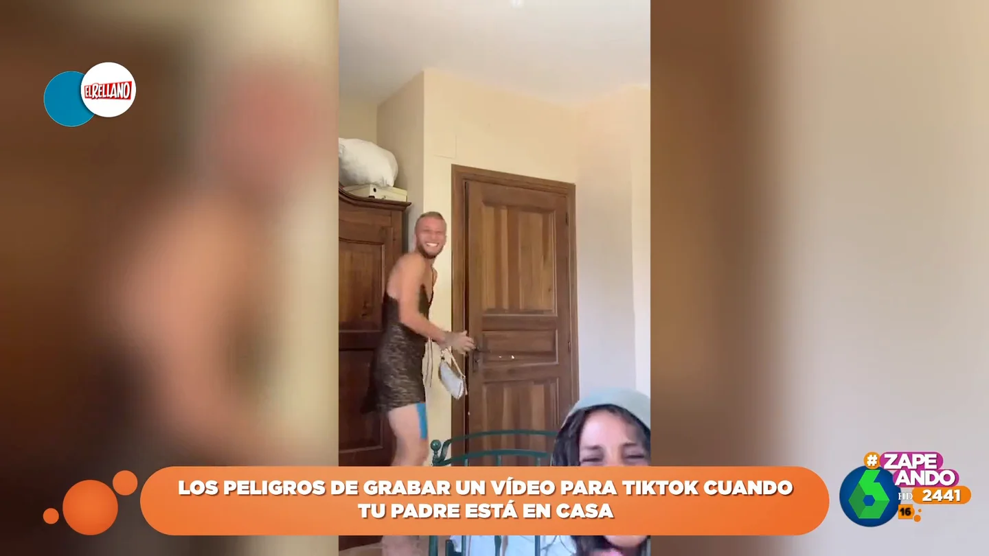 Se cuela en un vídeo de Tiktok Se cuela en un vídeo de Tiktok