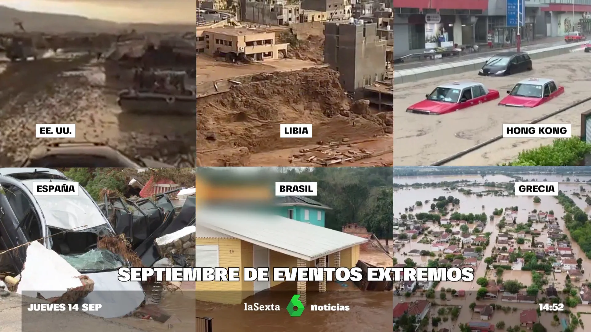 Septiembre de eventos extremos