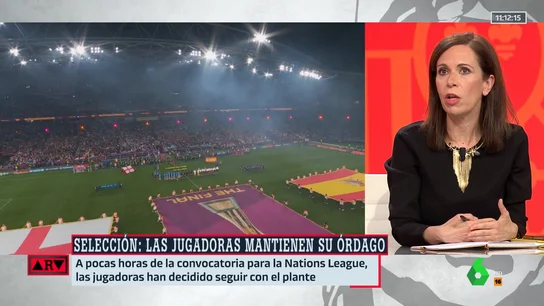 Ángeles Caballero, sobre la decisión de las jugadoras de no ir a la selección: "Demuestra que son una piña inamovible" Ángeles Caballero, sobre la decisión de las jugadoras de no ir a la selección: "Demuestra que son una piña inamovible"