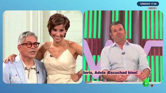 I&ntilde;aki L&oacute;pez explica a Boris Izaguirre las claves para entenderse con Adela Gonz&aacute;lez en el trabajo: "No lo suele perdonar"