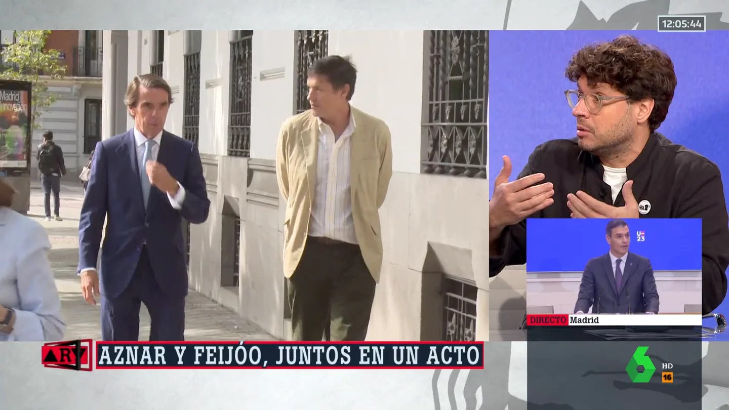 Fernando Berlín: "La figura de Aznar está extraordinariamente sobrevalorada por la derecha" Fernando Berlín: "La figura de Aznar está extraordinariamente sobrevalorada por la derecha"