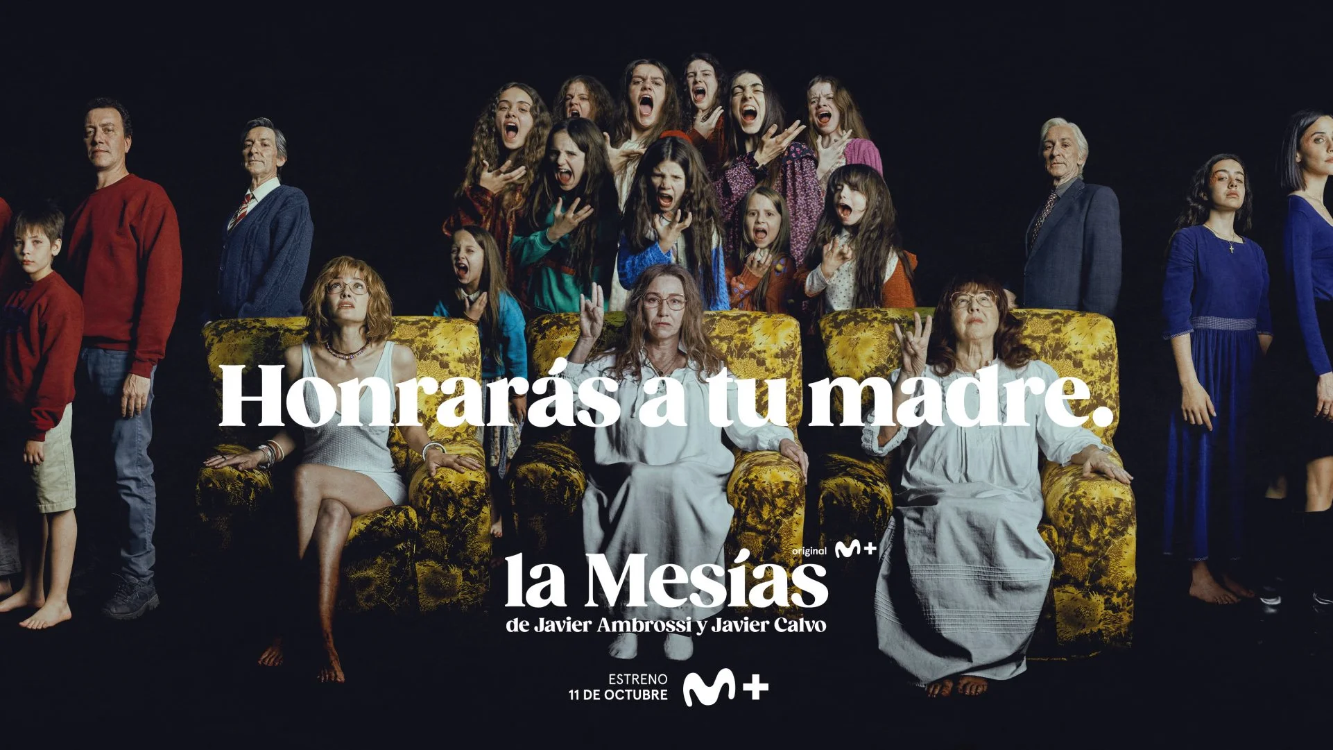 Cartel de 'La Mesías', la nueva serie de Javier Calvo y Javier Ambrossi. Cartel de 'La Mesías', la nueva serie de Javier Calvo y Javier Ambrossi.