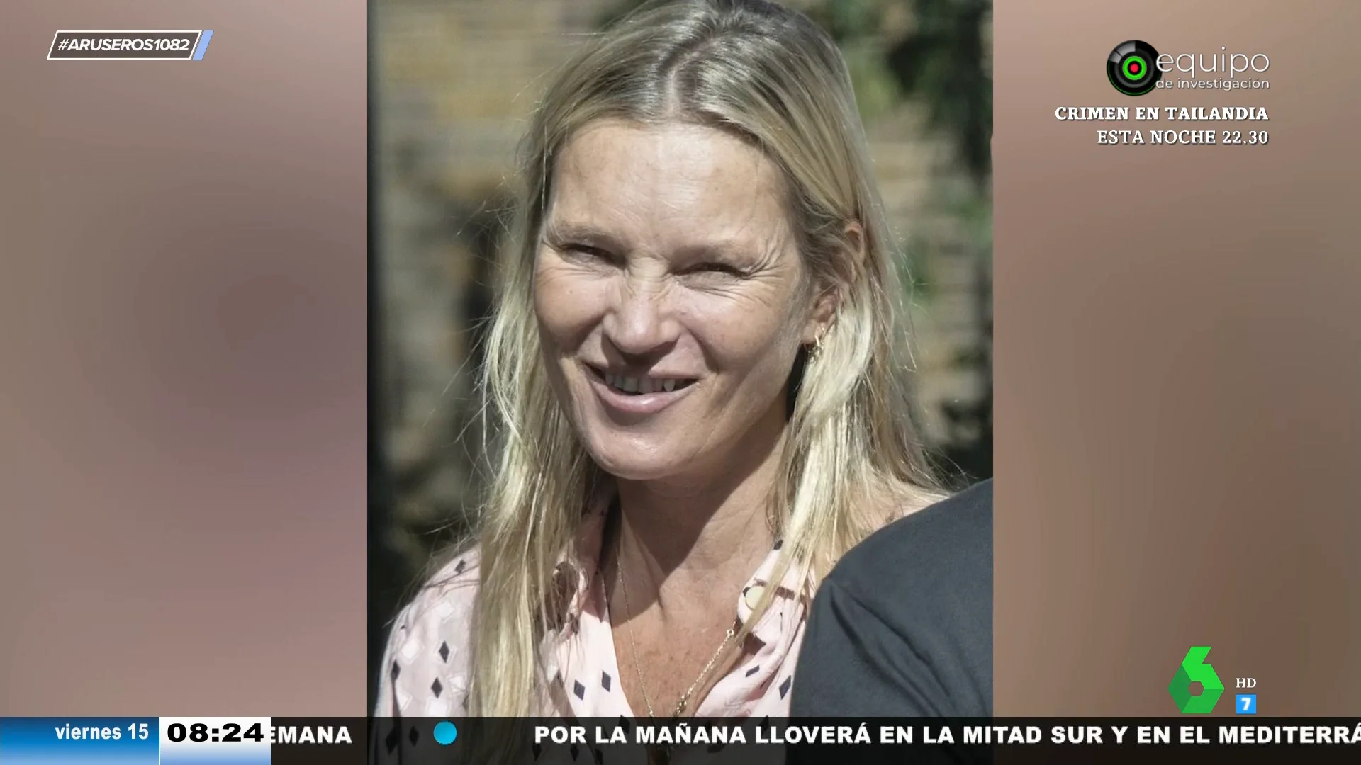 La sorprendente imagen viral de Kate Moss que deja alucinado a Alfonso Arús: "Está irreconocible"