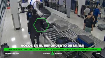 Robos en el aeropuerto de Miami