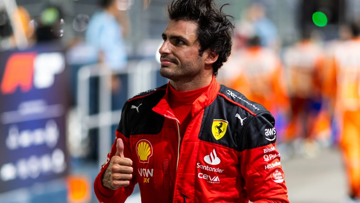 Carlos Sainz, piloto de Ferrari